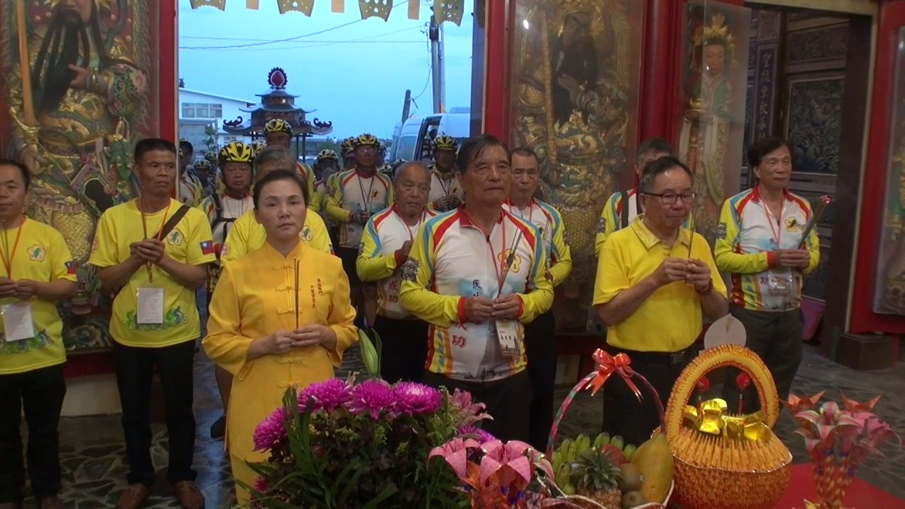 台東天聖宮鐵馬護駕接駕活動