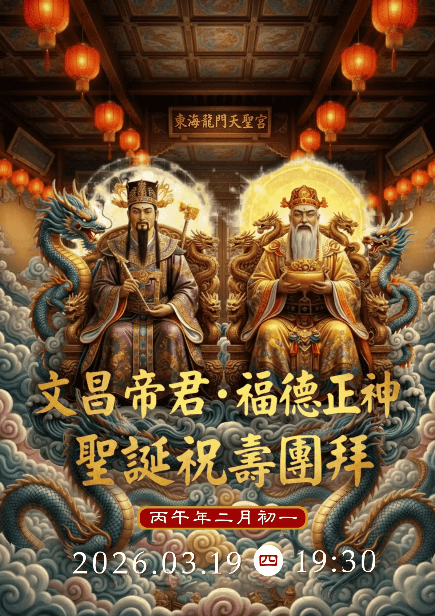 天聖宮相關海報a4 3